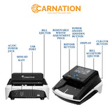 CRD12A Automatic Counterfeit Bill Detector with UV MG IR Detection - Bank Grade